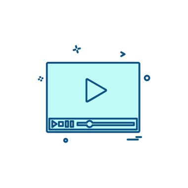 Ortam ve Kamera simgesi tasarım vektörü 