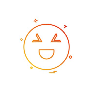 Emoji simgeleri tasarım vektörü 