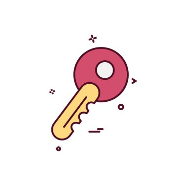 Anahtar simge tasarlamak vektör