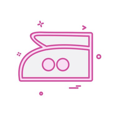 Demir simgesi tasarım vektörü