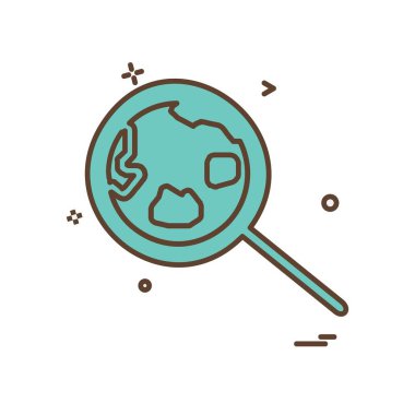 Arama simge tasarlamak vektör