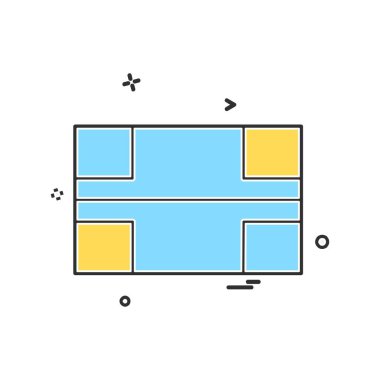 Kozmetik simgesi tasarım vektörü