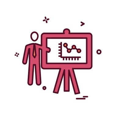 Şirket ofis simgesi tasarım vektörü 