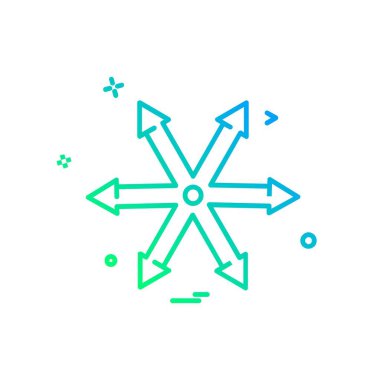 Yıldız simgesi tasarlamak vektör 