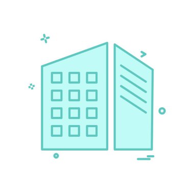 Emlak simge tasarlamak vektör