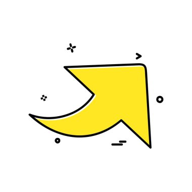 Sağ simge tasarlamak vektör