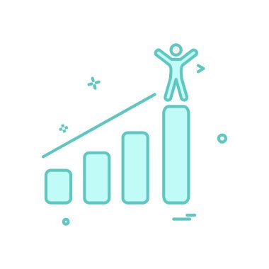 İş grafik simge tasarlamak vektör