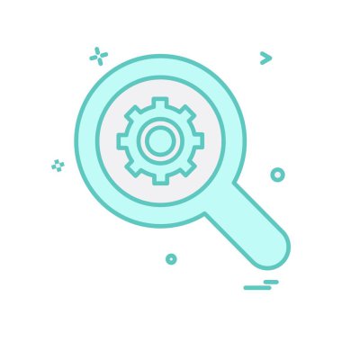 Arama simge tasarlamak vektör