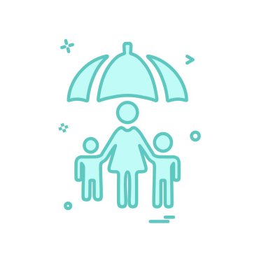 Hasta simgesi tasarım vektörü