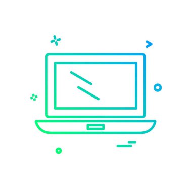 Bilgisayar simgesi tasarım vektörü