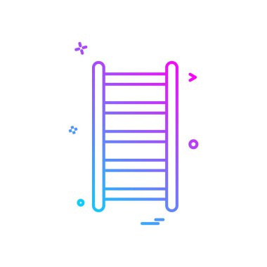 İş simgesi tasarım, renkli vektör çizim