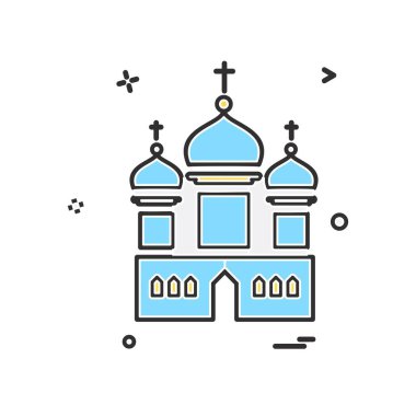 Cami simge tasarlamak vektör