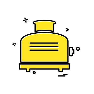 Mutfak simgesi tasarım vektörü