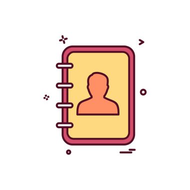 Belge simgesi tasarım vektörü