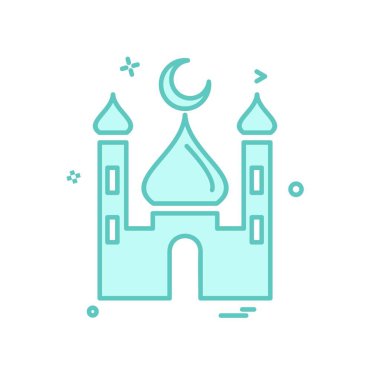 Cami simge tasarlamak vektör