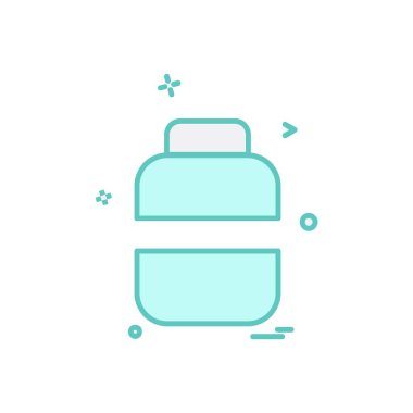 Seyahat çanta simge tasarlamak vektör