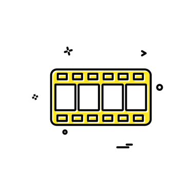 Film simge tasarlamak vektör