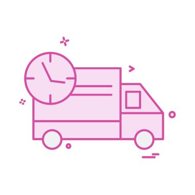 Kamyon simgesi tasarım vektörü