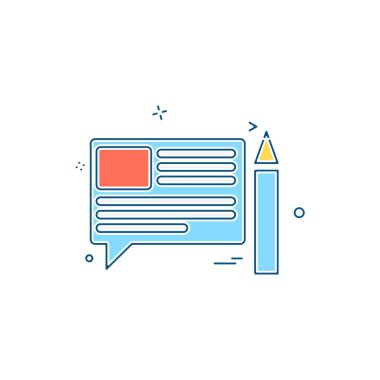 Şirket ofis simgesi tasarım vektörü 