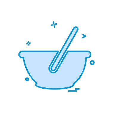 Gıda simgesi tasarım vektörü