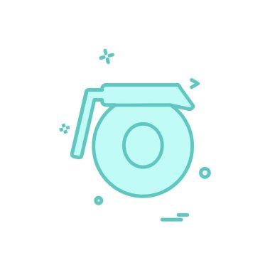 İçki simgesi tasarım, renkli vektör çizim 