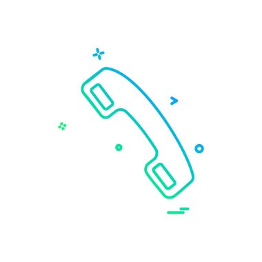 Arama simgesi tasarım, renkli vektör çizim