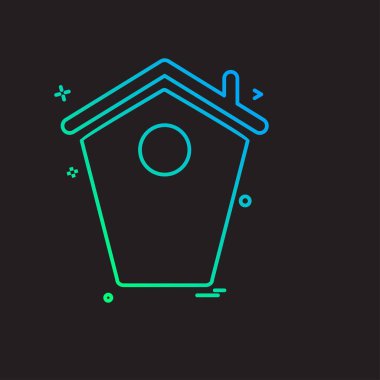 Emlak simge tasarlamak vektör