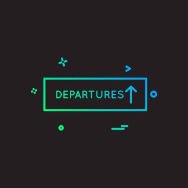 Seyahat simgesi tasarım vektörü