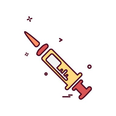 Tıbbi simge tasarım, renkli vektör çizim