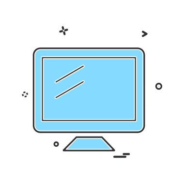 Bilgisayar simgesi tasarım vektörü