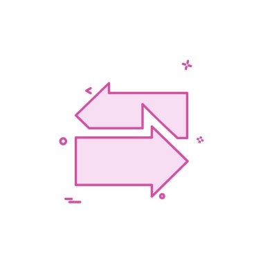 Ok simgesi tasarım vektörü