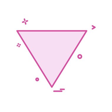 Aşağı ok simgesi tasarım vektörü