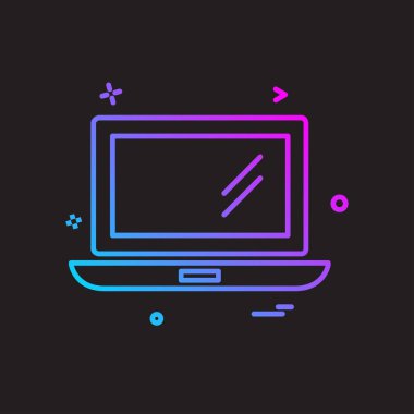 Bilgisayar simgesi tasarım vektörü