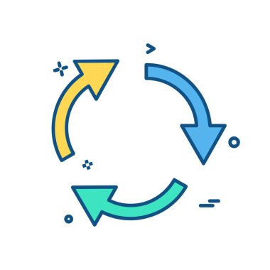 Simge tasarım vektörünü tazele