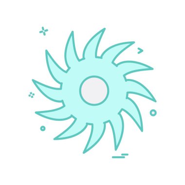 Çalışma araçlar simgesi tasarım, renkli vektör çizim 