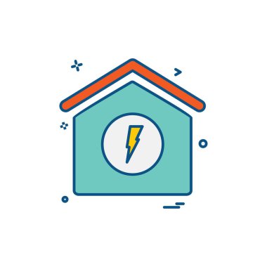 Emlak simge tasarlamak vektör