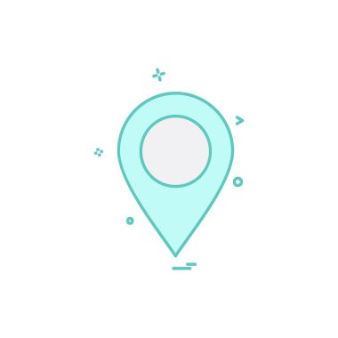 Navigasyon simgesi tasarım vektörü