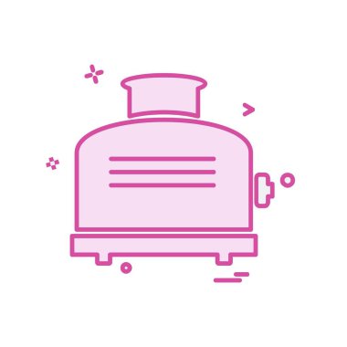 Mutfak simgesi tasarım vektörü