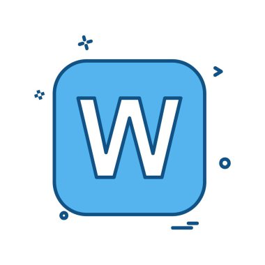 İngilizce alfabe simge tasarlamak vektör 