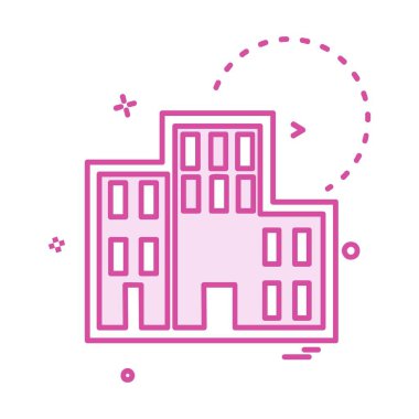 Emlak simge tasarlamak vektör