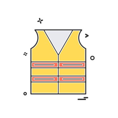 İş simgesi tasarım, renkli vektör çizim