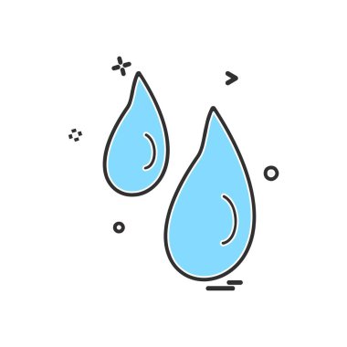 Weather simge vektör beyaz arka plan üzerinde