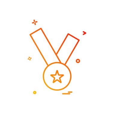 madalya simge vektör tasarımı