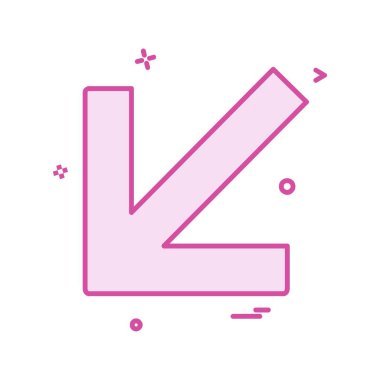 Ok simgesi tasarım vektörü