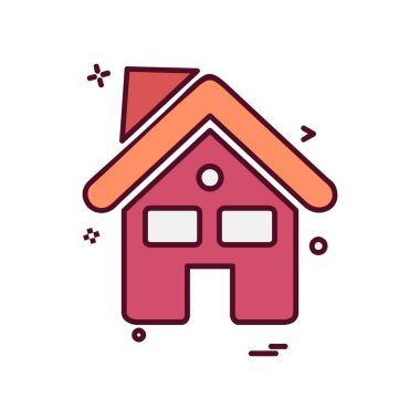 Ev simge tasarlamak vektör