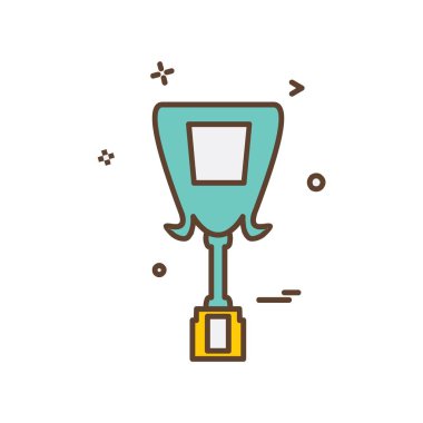 Çırpıcı simge tasarlamak vektör