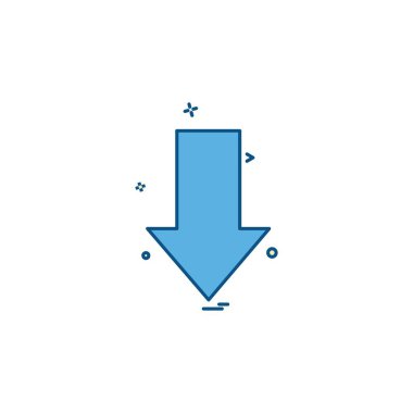 Ok simgesi tasarım vektörü