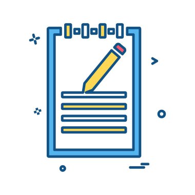 Not simgesi tasarım vektörü 