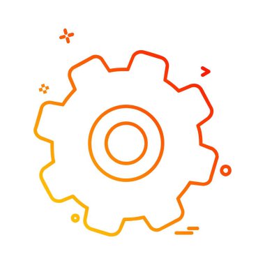 Vites simgesi tasarım vektörü 