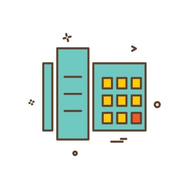 Telefon simgesi tasarım vektörü